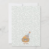 Animaux de ferme personnalisés Invitation d'annive (Dos)