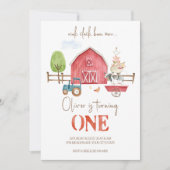 Animaux de ferme Thématique Première Invitation d' (Devant)