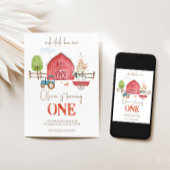 Animaux de ferme Thématique Première Invitation d'