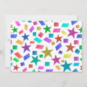 Animaux de fête adorables Invitation d'anniversair (Dos)