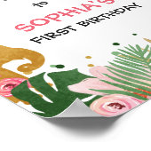 Animaux de fête Affiche de bienvenue Zoo Safari Ju (Coin)