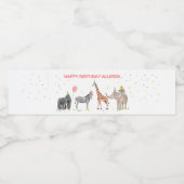 Animaux de fête Anniversaire Wild One Étiquette de (Étiquettes simples)