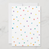 Animaux de fête Chèvre 4e anniversaire Invitation  (Dos)