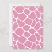 Animaux de fête Invitation d'anniversaire | Animau (Dos)