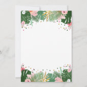 Animaux de fête Invitation de fête Safari Leopard  (Dos)