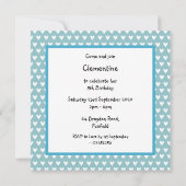 Animaux de fête personnalisés Invitation de fête d (Dos)