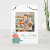 Animaux de fête pour enfants | Carte d'anniversair (Devant)