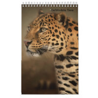 Animaux de gibier comme calendriers