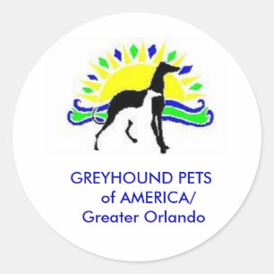 ANIMAUX DE GREYHOUND de l'AMERICA autocollant