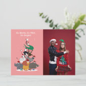 Animaux de la faune Carte de vacances Appartement  (Debout devant)