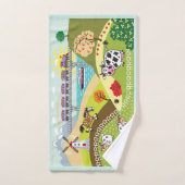 animaux de la ferme en milieu rural (Serviette à main)