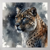 Animaux de la forêt Art mural rustique | Affiche d (Devant)