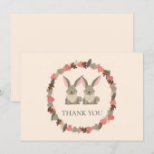 Animaux de la forêt Jumeaux Merci (Devant / Derrière)