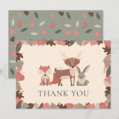 Animaux de la Forêt Merci (Devant / Derrière)