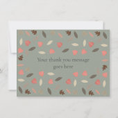 Animaux de la Forêt Merci (Dos)