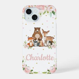 Animaux de la forêt mignons et fantaisistes Fleurs