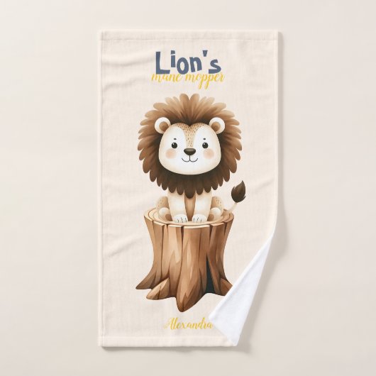 Animaux de la Jungle (Serviette à main)