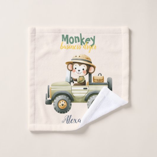 Animaux de la Jungle (Gant de toilette)