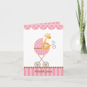 Animaux de la jungle en Cartes pour notes de pouss