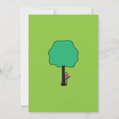 Animaux de la Jungle Invitation de fête d'annivers (Dos)