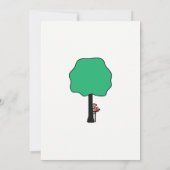 Animaux de la Jungle Invitation de fête d'annivers (Dos)