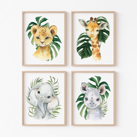 Animaux de la jungle, Safari Animaux, Feuilles de