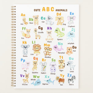 Animaux de l'alphabet ABC Animaux mignons