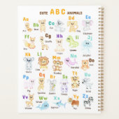 Animaux de l'alphabet ABC Animaux mignons (Dos)