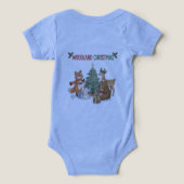 Animaux de Noël mignons de la forêt - Forêt de fêt (Design Verso)