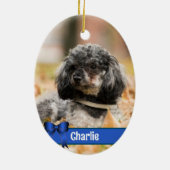 Animaux de Noël Ornement photo recto verso (Dos)