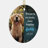 Animaux de Noël - souvenir de Noël Ornement en cér (Droite)