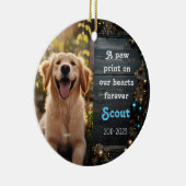 Animaux de Noël - souvenir de Noël Ornement en cér (Droite)