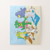 Animaux de Plage Puzzle Grande Pièce (Vertical)