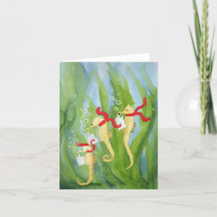 Animaux de vacances inhabituels : Carte Seahorse 4
