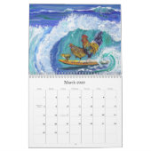 Animaux de Whimsical du calendrier de Kauai Hawaii (Mar 2026)