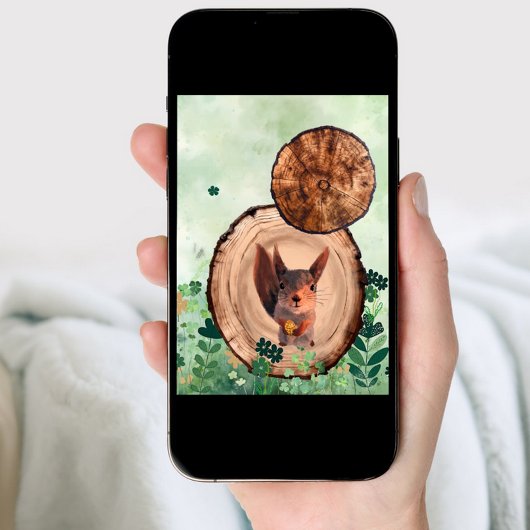 Animaux des bois 5e Invitation d'anniversaire