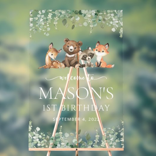 Animaux des bois, Forêt, accueil pour le premier a (Neutre)