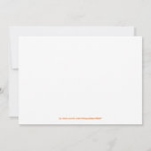 Animaux des bois Invitations d'anniversaire (Dos)