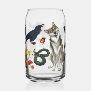 Animaux des bois peuvent verre