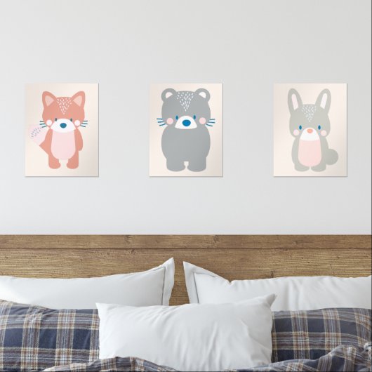 Animaux des bois Porter Fox Bunny Nursery (Chambre à coucher)