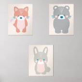 Animaux des bois Porter Fox Bunny Nursery (Recto)