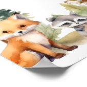 Animaux des bois Première année Photo Poster de la (Coin)