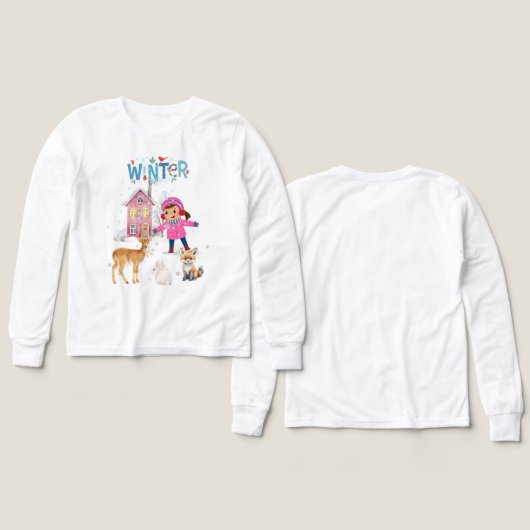 Animaux d'hiver (Motif Recto et Verso)