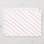 Animaux d'hiver 1er anniversaire Invitation (Dos)