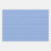 Animaux d'hiver Enveloppement Papier Plat Feuille  (Devant)