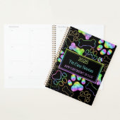 Animaux domestiques assis, Chien marchant, Rendez- (Devant avec enveloppe)