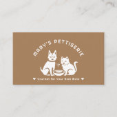 Animaux domestiques Carte de visite de boulangerie (Devant)