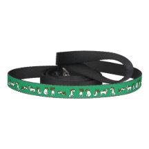 Laisse verte pour chien Terrier Jack Russell