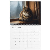 Animaux Douillets - Calendrier d'Art Mural (Feb 2027)