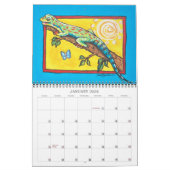 Animaux du sud-ouest Calendrier de la faune mignon (Jan 2026)